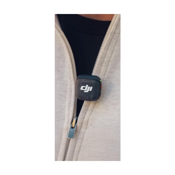 DJI Mic 3 TransmitterMikrofon,prijenos do 250m,5.5hsnimanje,48kHz 24 zvuk,8GB pohrana