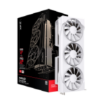 XFX Swift AMD Radeon RX 9070XT White Triple fan Gaming Edition with 16GB GDDR6 HDMI