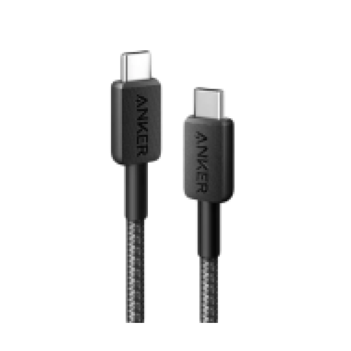 Anker 322 USB-C to USB-C Cable 90 cm Braided Black