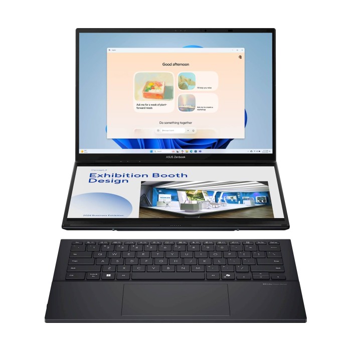 Laptop ASUS Zenbook Duo 14 UX8407AA-SN151X 14"FHD+ OLED TOUCH U9-H484 16C/16T 32GB DDR5 s2TB W11p 2Y Laptop ASUS Zenbook Duo 14 UX8407AA-SN151X 14"FHD+ OLED TOUCH U9-H484 16C/16T 32GB DDR5 s2TB W11p 2Y