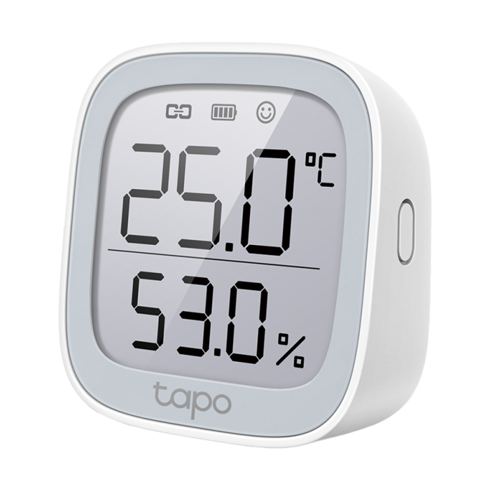 TP-Link Tapo T315 Smart Temperature and Humidity Monitor 868 MHz battery powered2xAAA 2.7 inch E-ink