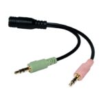 LogiLink Audio adapter 3.5mm 4pin to 2x3.5mm F/M CA0020