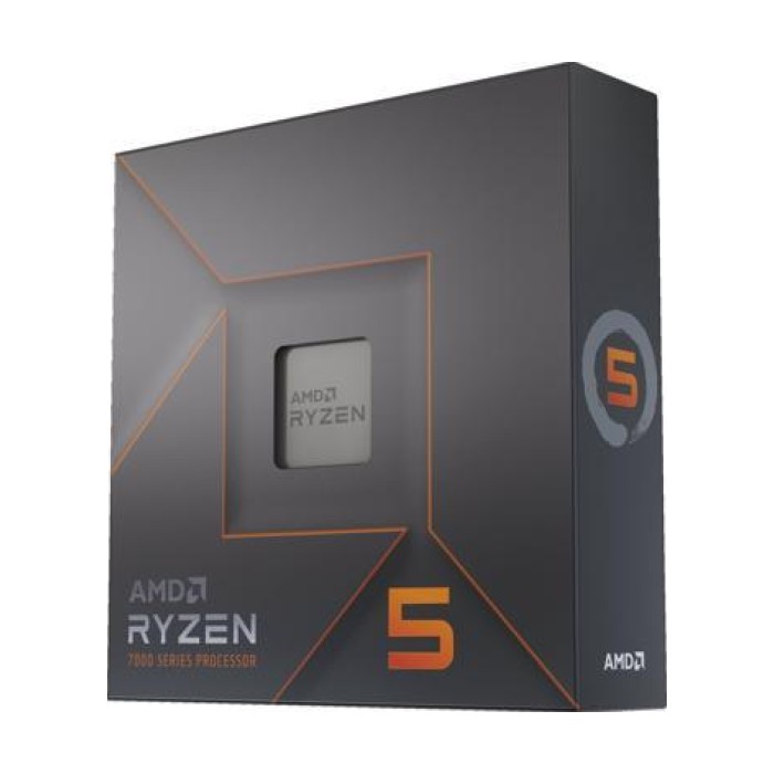 AMD CPU Desktop Ryzen 5 6C/12T 7600X (4.7/5.0GHz Boost,38MB,105W,AM5) box, with Radeon Graphics