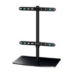 ONKRON Universal Swivel Table Top TV Stand for 32''-75'' TVs up to 35 kg Black