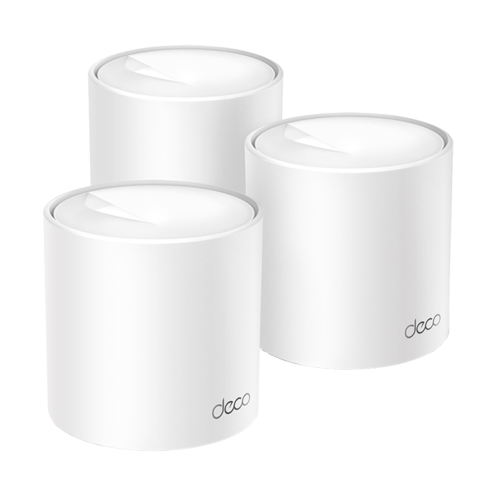 TP-Link Deco X10 3-pack AX1500 Whole Home Mesh Wi-Fi 6 System 300 Mbps at 2.4