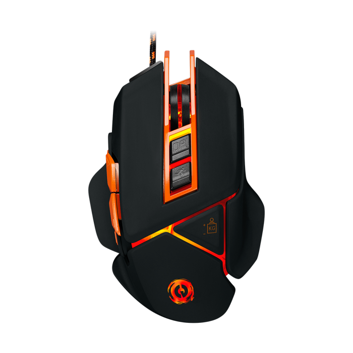 CANYON mouse Hazard GM-6 LED Wired Black Orange