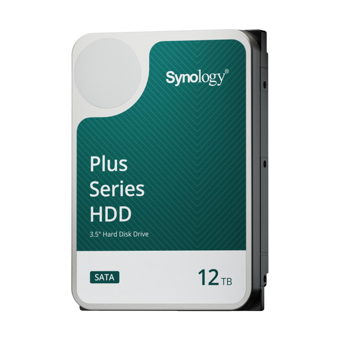 Synology HAT3310-12T 12TB 3.5" HDD SATA 6Gb/s 7200rpm Buffer size : 512 MiB MTBF 12M