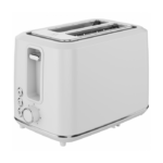 Electric Toaster white 220-240V 50-60Hz 920-1080W 2 slots 3 modes 7 browning levels