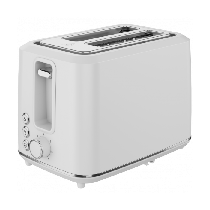 Electric Toaster white 220-240V 50-60Hz 920-1080W 2 slots 3 modes 7 browning levels