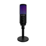 LORGAR SMP40 RGB Microphone with external mute button and metal stand Black