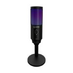 LORGAR SMP40 RGB Microphone with external mute button and metal stand Black