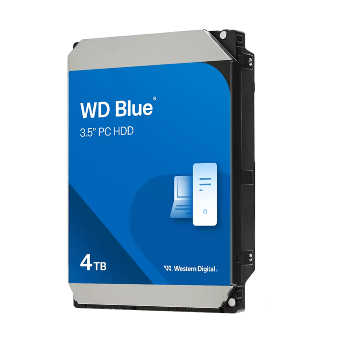 HDD Desktop WD Blue 3.5'' 4TB 128MB 5400 RPM SATA 6 Gb/s