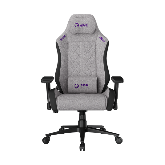 LORGAR CHA41 Ergonomic Gaming Chair Advanced premium anti-stain fabric Grey