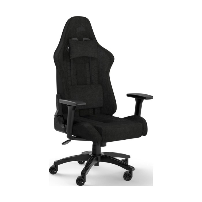 Corsair TC100 Gaming ChairRelaxed, Fabric Black/Black120kg