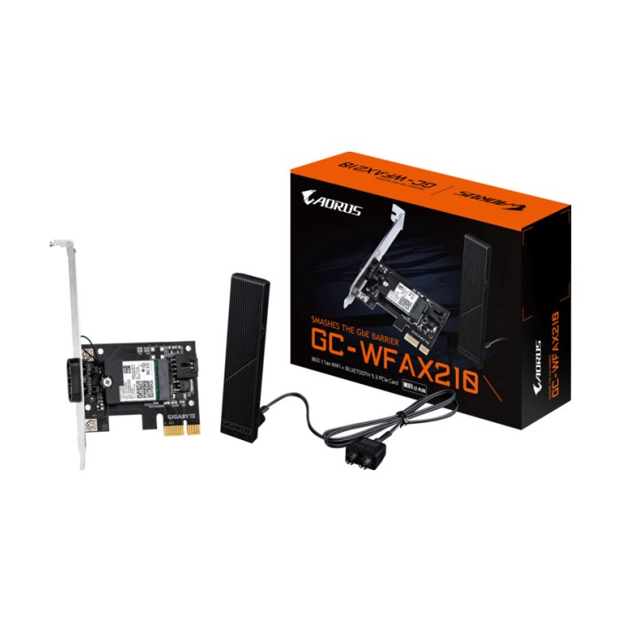 Gigabyte GC-WFAX210 Intel WI-FI 6E AX210 module High Speed 240Mbps, Bluetooth 5.2