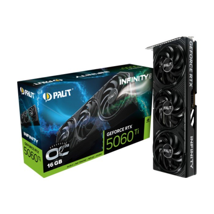 PALIT VGA 5060Ti OC Infinity 3 16GB GDDR7, 128-bit, 3x DP, 1x HDMI