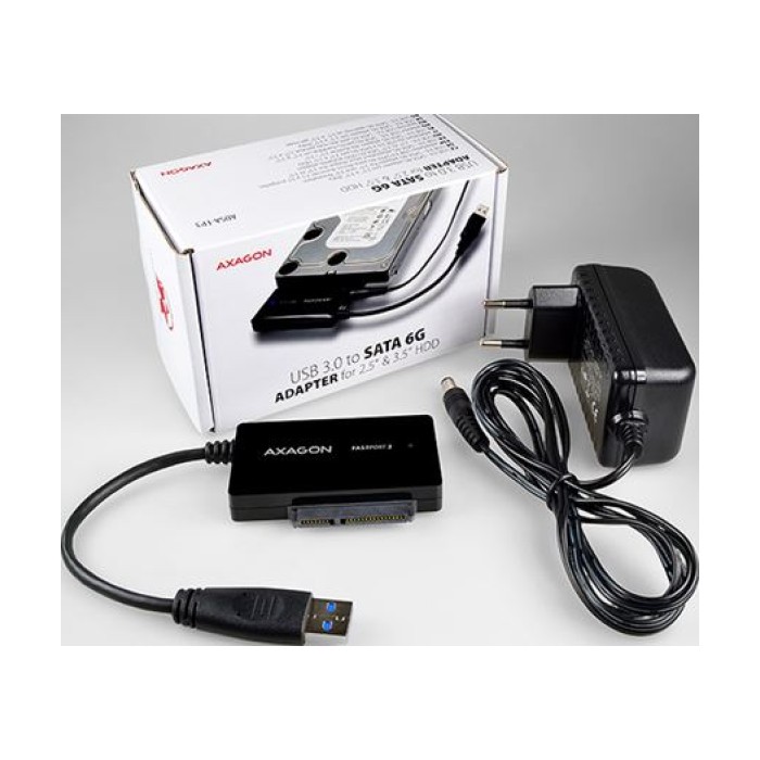 AXAGON ADSA-FP3 USB3.0 - SATA 6G HDD/SSD Adapter + AC adapter