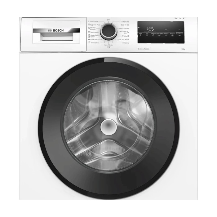 BOSCH Perilica rublja Serie 4|,A, 9 kg,1400 rpm,IronAsist,52/72dB,Kratki program 15/30`