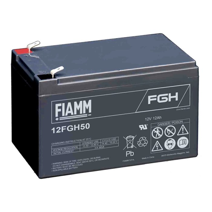 FIAMM baterija 12Ah 12V | 12FGH50