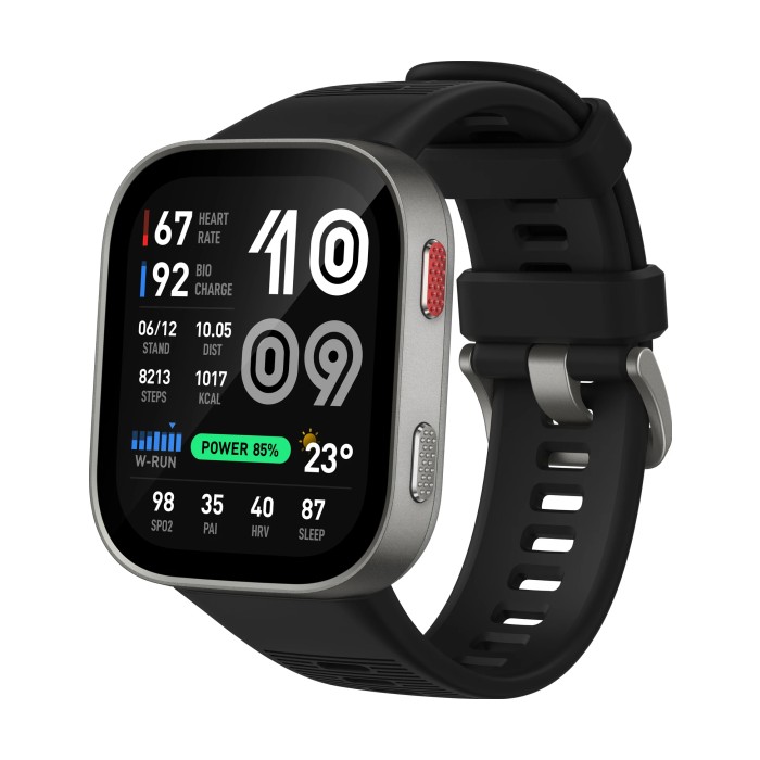 Amazfit BIP MAX Silver2.07 AMOLED, 20 days batterylife, 150 sports modes