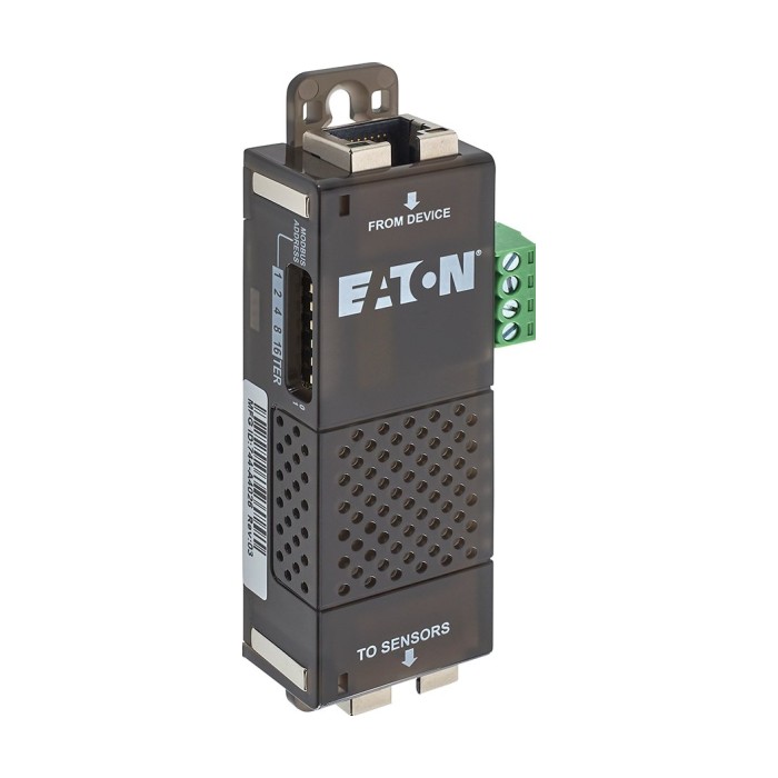 Eaton Environmental Monitoring Probe EMP Gen 2 provides one temperature one humidity and two dry-contact