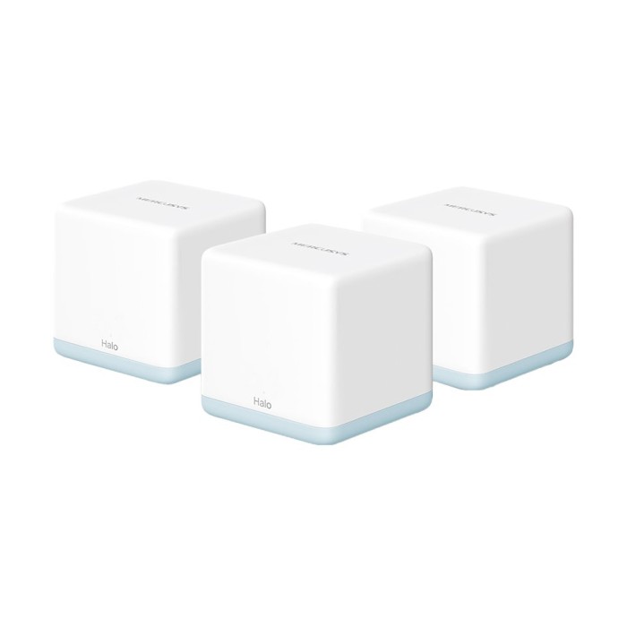 Mercusys Halo H30G3-pack AC1300 Whole Home Mesh Wi-Fi System 400 Mbps at 2.4 GHz +