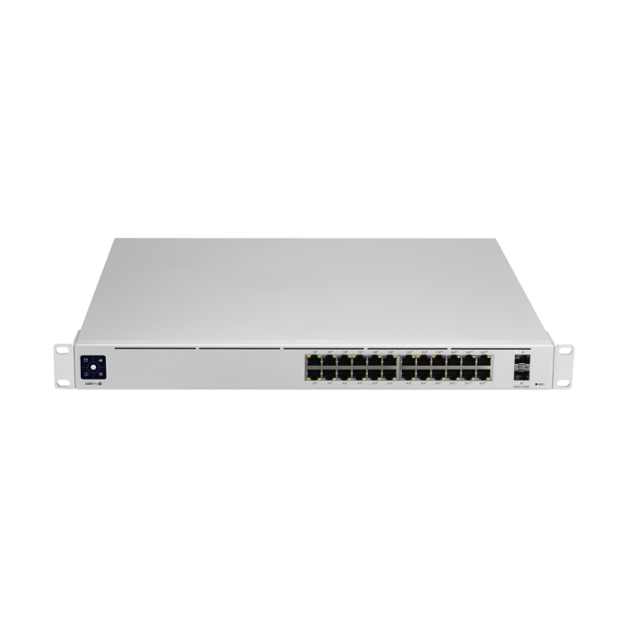 Ubiquiti USW-Pro-24-POE-EU configurable Gigabit Layer2 and Layer3 switch with auto-sensing 802.3at PoE+ and 802.3bt PoE++