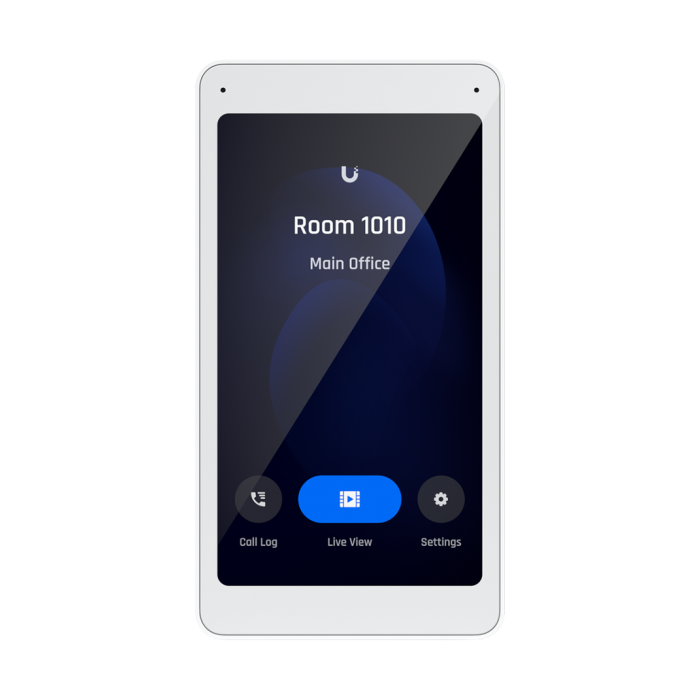 Ubiquiti UA-Intercom-Viewer Display that pairs with the Access Intercom for visitor screening and remote access