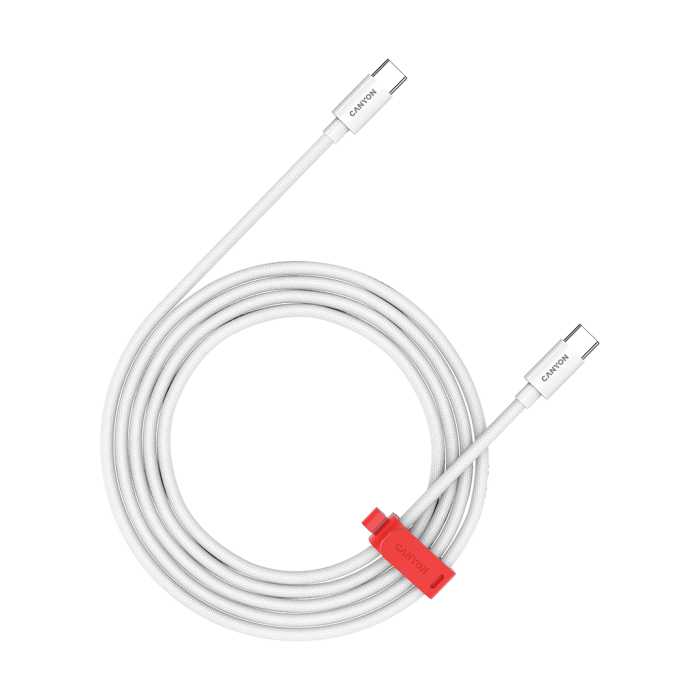 CANYON cable CC60AB C-C 60W Braided 2m White
