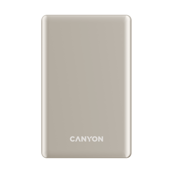 CANYON power bank OnPower 505 slim Magnetic 5000 mAh PD20W Beige