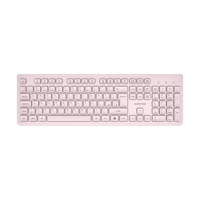 CANYON keyboard HKB-W01 UK/US AAA Wireless Beige