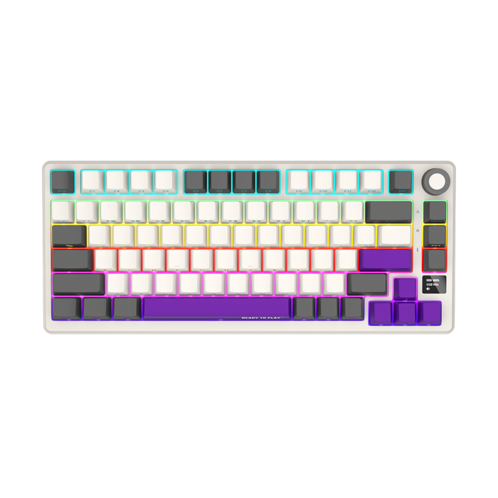 LORGAR KBP7075W Wireless 75% Mechanical Gaming Keyboard Pro Beige CZ/SK layout