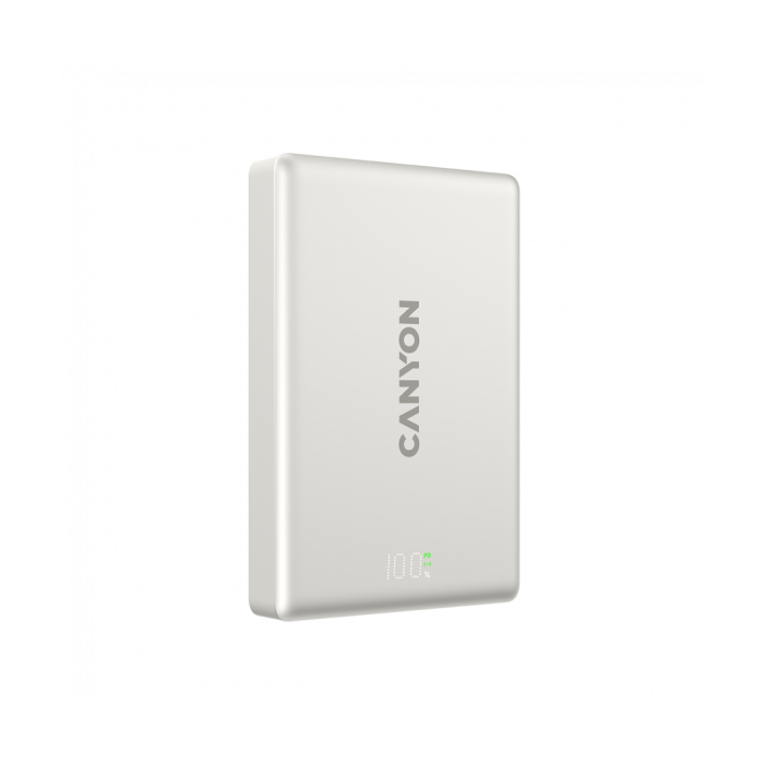 CANYON magnetic power bank OnPower 511 PD20W 10000mAh Aluminium Star Grey