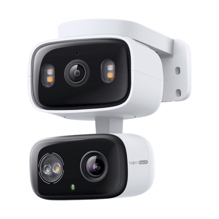 TP-Link Tapo C246D Indoor/Outdoor Dual Lens Pan/Tilt Security Camera 2K 2304x1296 and 2K 2304x1296 2.4
