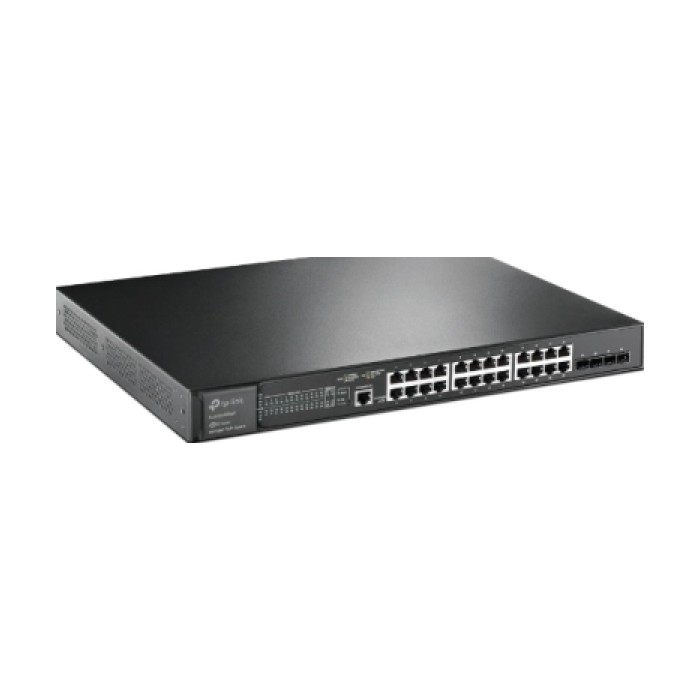 TP-Link TL-SG3428XMP JetStream 24-Port Gigabit and 4-Port 10GE SFP+ L2+ Managed Switch with 24-Port