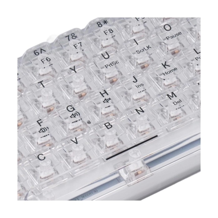 JITE Gaming Mehanička Tastatura G-61 RGB Wireless Transparent