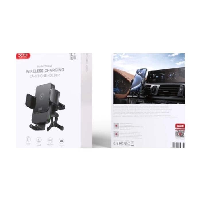 XO WX041 Smartphone Car Holder/Wireless Charger
