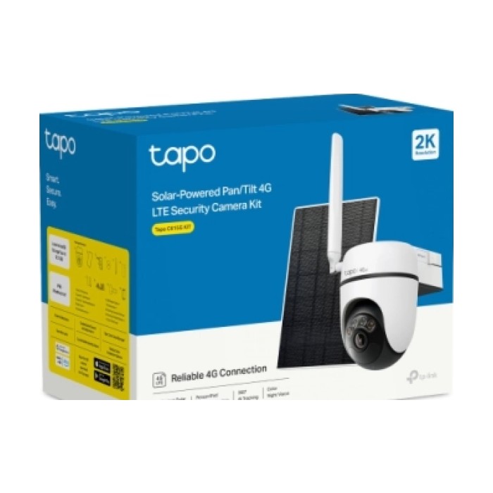 TP-Link Security Solar-Powered Pan/Tilt 4G LTE Camera Tapo C615G KIT