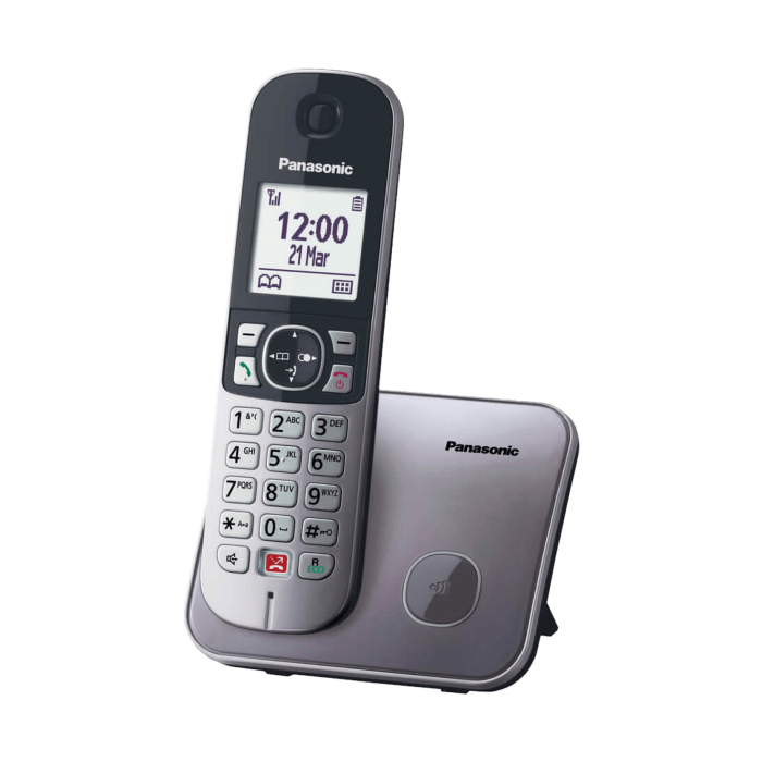 PANASONIC telefon bežični KX-TG6811FXM Metalic Gray