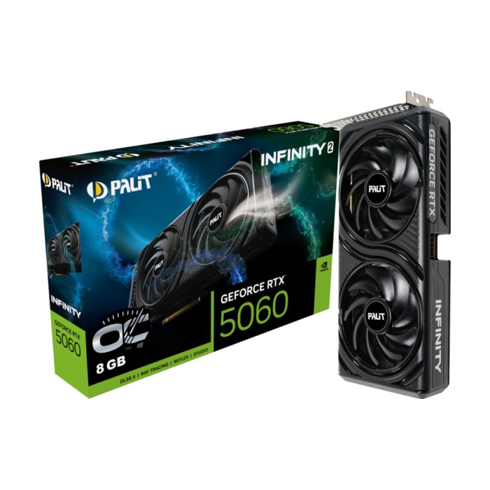 PALIT 5060 Infinity 2 OC 8GB GDDR7, 128-bit, 3xDP, 1xHDMI