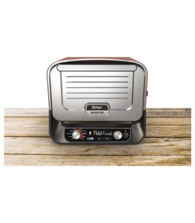 Ninja vanjska pec za pizzu8u1 uredjaj, snaga 2400W,Woodfire tehn. do 30% brze, tezina 22kg,