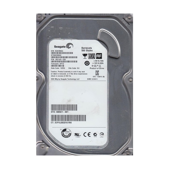 Seagate HDD 500GB SATA3 Pull16MB;6Gb/s;7200RPM12 mjeseci garancija