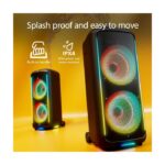 Philips TAX5000E/10 BT zvučnikmaks. 200W-100W RMS; bat do14hsvjetlosni efekti; ulaz gitara i mikrofo
