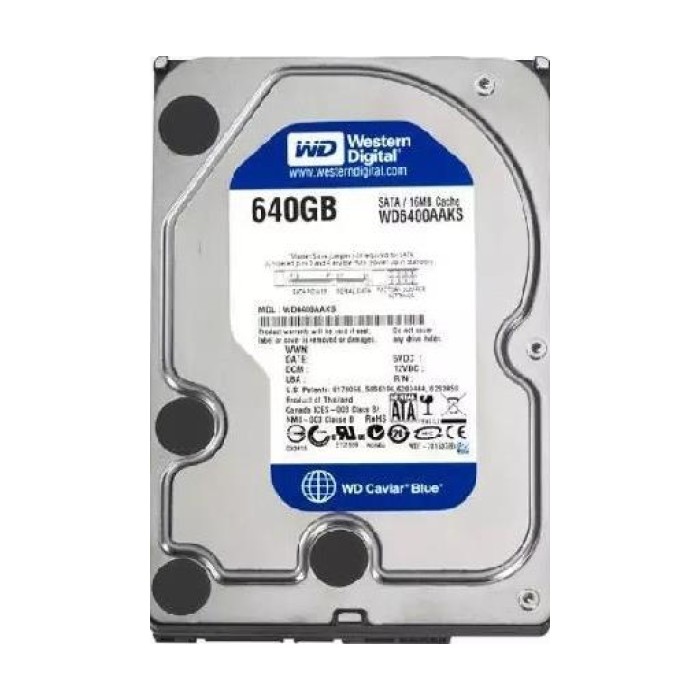 WD HDD 640GB SATA2 16MB Pull7200RPM Caviar Blue,12mjeseci garancija