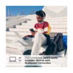 Sony bežične slušalice CH520baterija do 50h, brzo punjnje3 min za 1,5h; mikrofon; BT x2