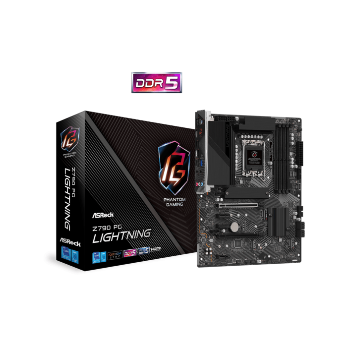 ASROCK MB Z790 PG LIGHTNINGINTEL Z790; LGA1700; 4xDDR54xM.2; 4xSATA; RAID; HDMI; ATX