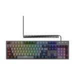 LORGAR Azar 514 Wired mechanical gaming keyboard RGB backlight 1680000 colour variations 18 modes keys