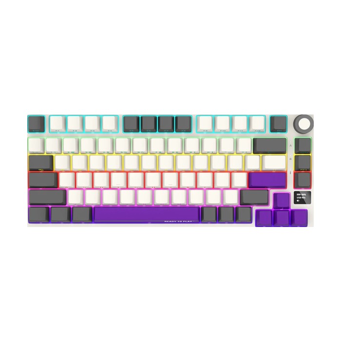 LORGAR KBP7075W Wireless 75% Mechanical Gaming Keyboard Pro Beige EN layout