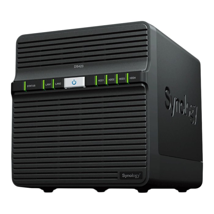 Synology DiskStation DS423 Tower 4-Bays 3.5'' SATA HDD/SSD CPU 4-core 1.7 GHz 2 GB DDR4