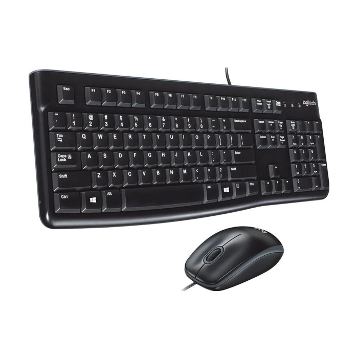 LOGITECH MK120 Corded Combo - BLACK - USB - HRV-SLV-SRB